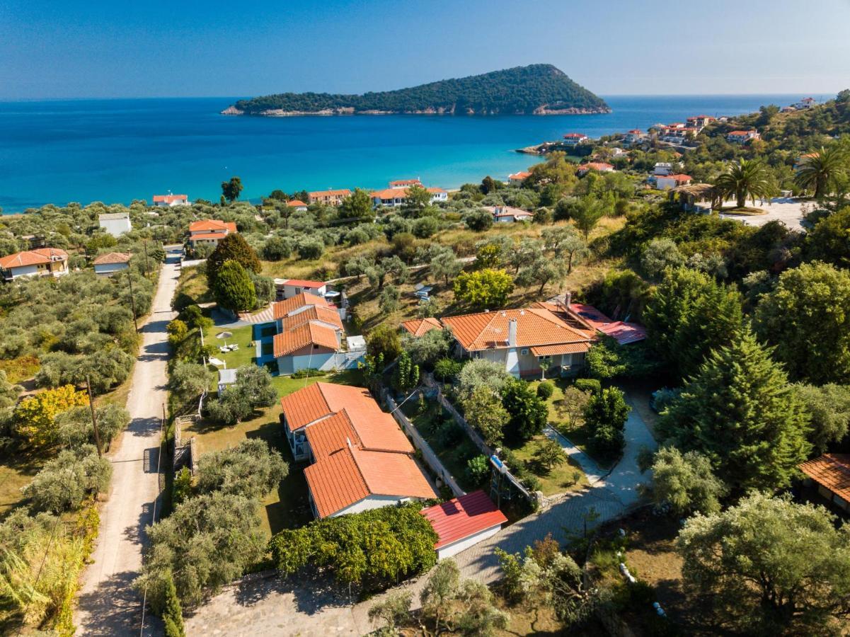 Vista Del Mare Luxury Villa Koinyra Exteriör bild