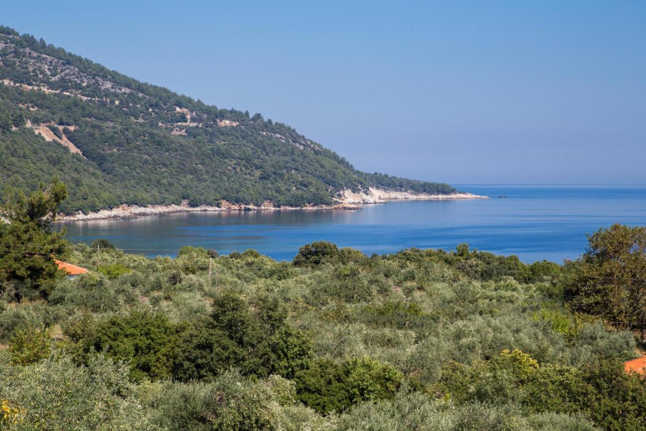 Vista Del Mare Luxury Villa Koinyra Exteriör bild